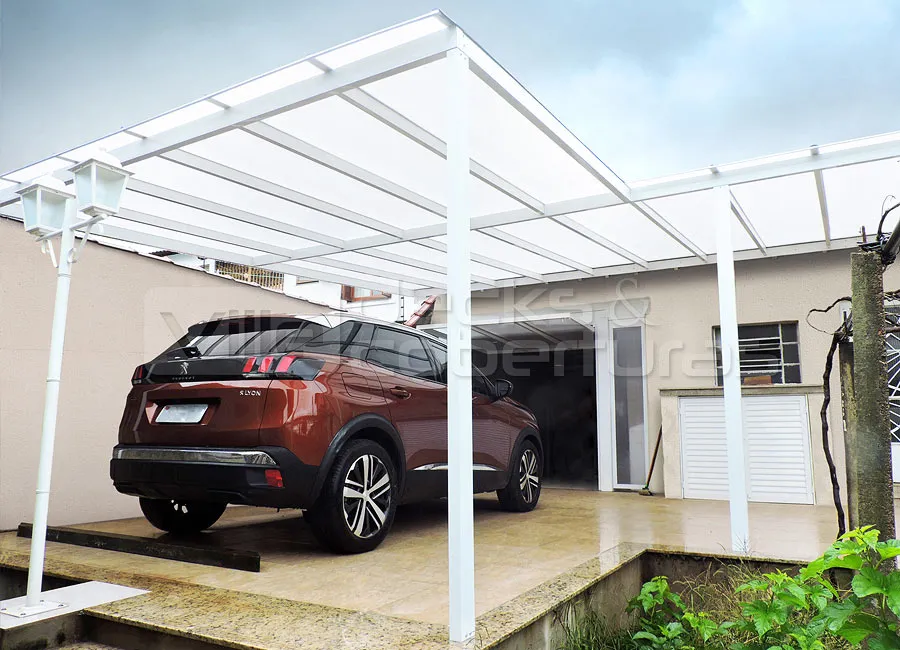 Cobertura de Policarbonato para Carro e Garagem — projeto 4