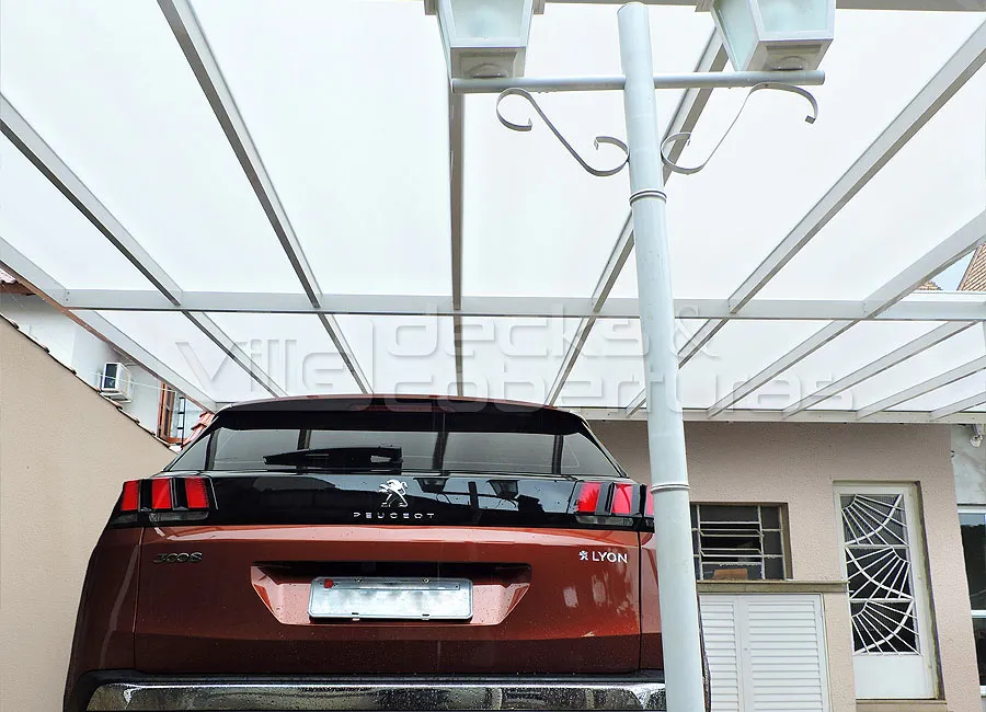 Cobertura de Policarbonato para Carro e Garagem — projeto 6