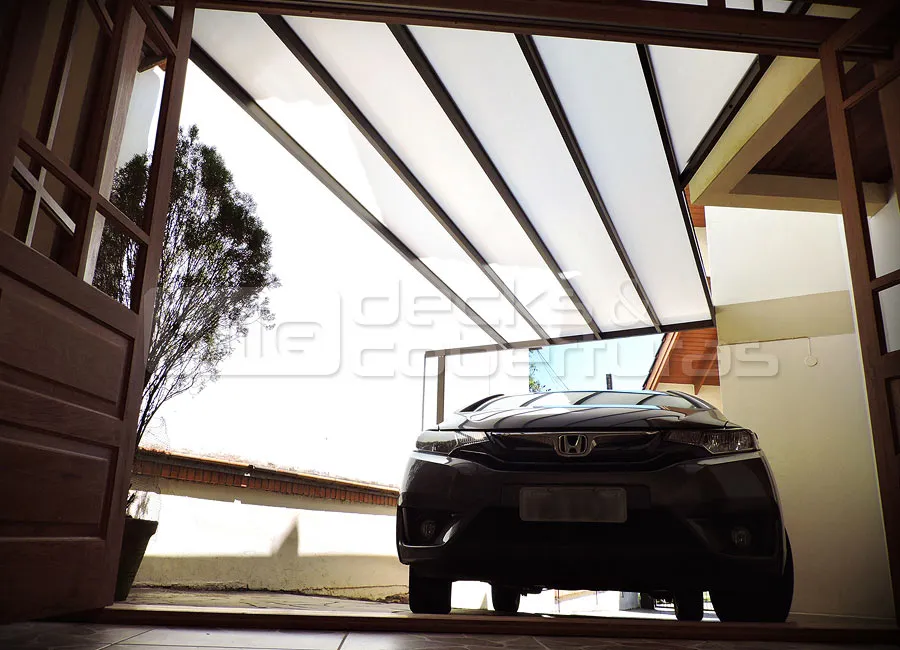 Cobertura de Policarbonato para Carro e Garagem — projeto 10