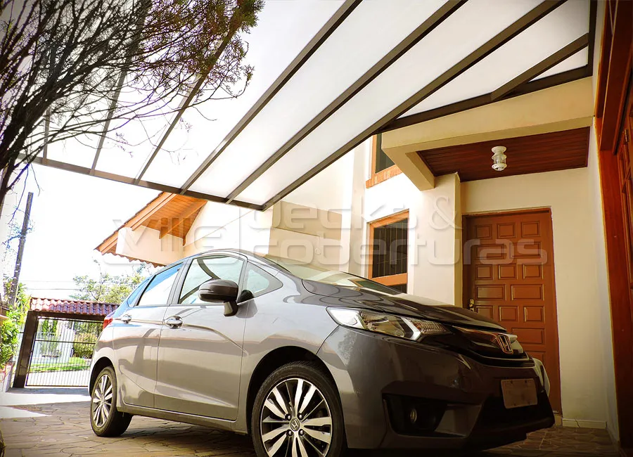 Cobertura de Policarbonato para Carro e Garagem — projeto 8