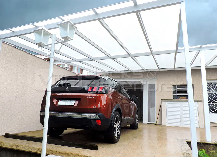 Cobertura de Policarbonato para Carro e Garagem — projeto 3