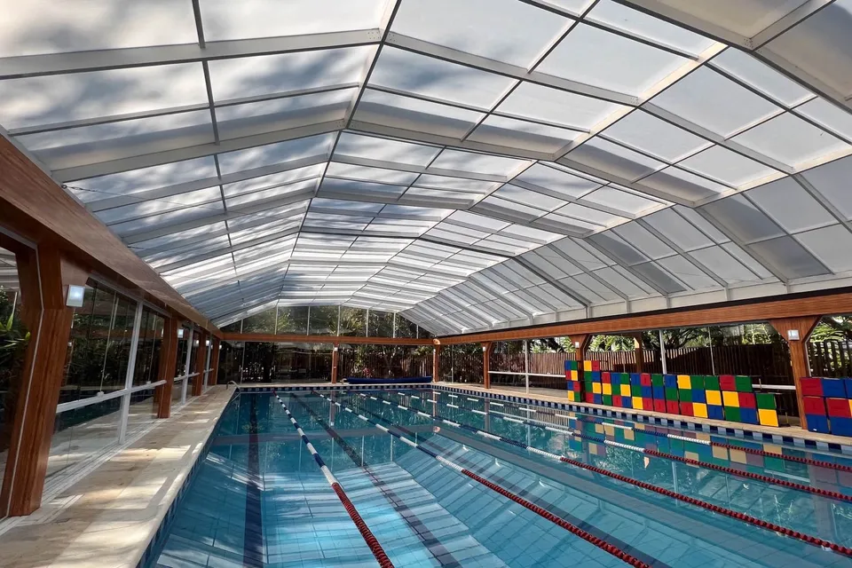 Cobertura Telescópica Retrátil Para Piscina — projeto 9