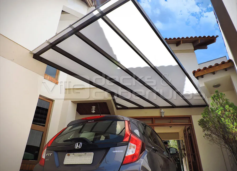 Cobertura de Policarbonato para Carro e Garagem — projeto 9