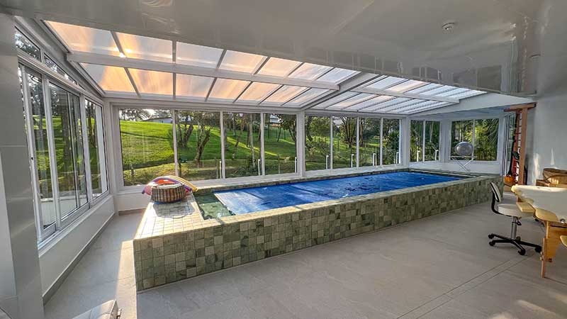 Cobertura Automatizada para Piscina Ville DC em Lages / SC