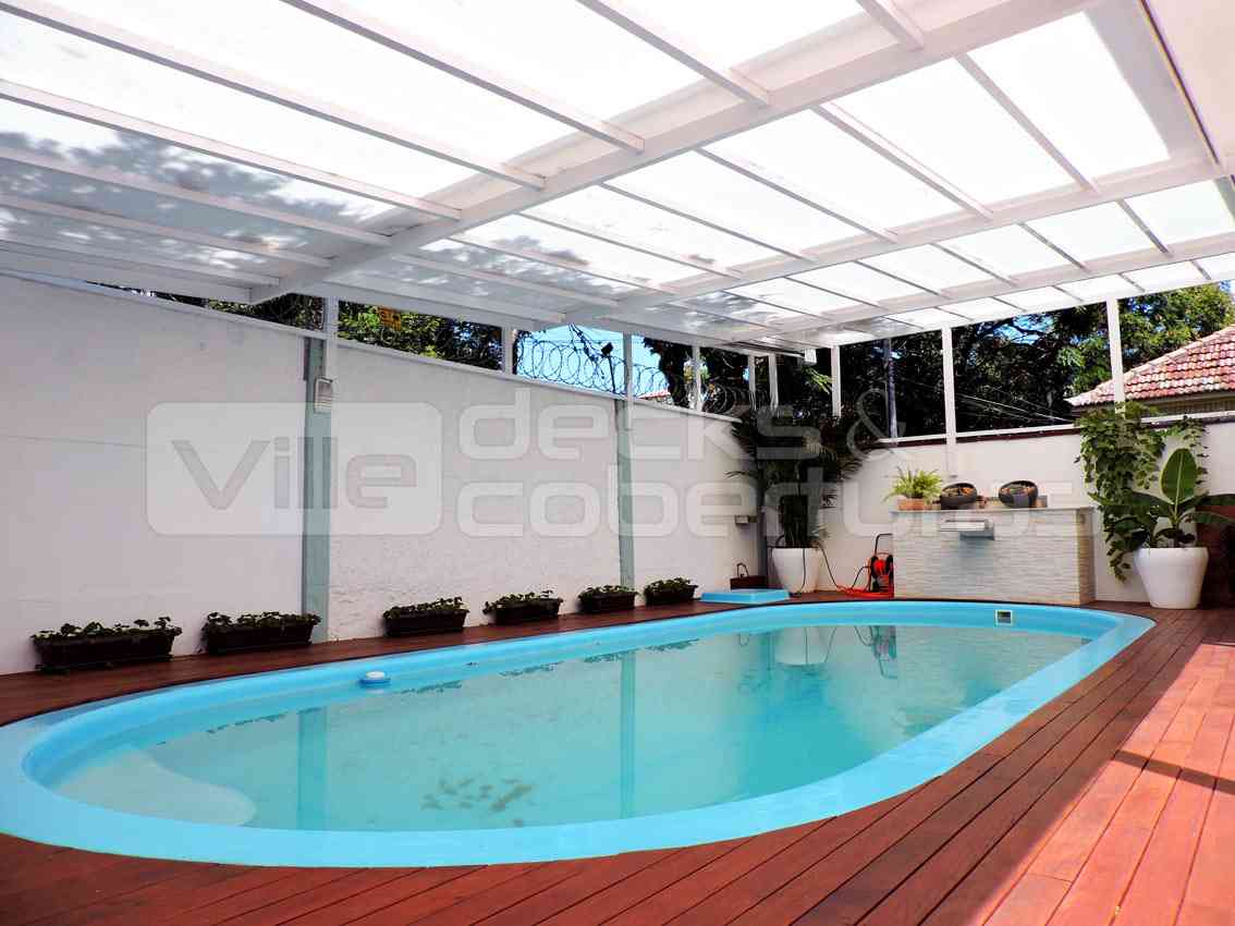 Teto Que Abre e Fecha Para Piscina em Lages / SC