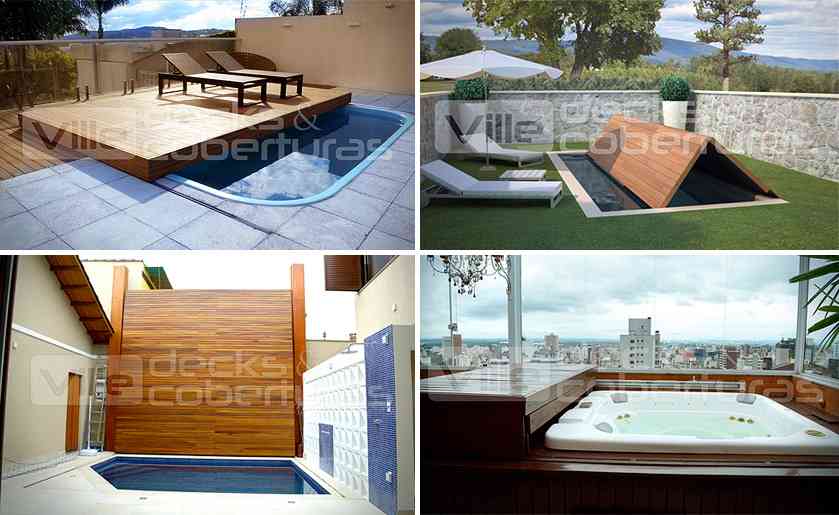 Modelos de Decks Para Piscina em Lages / SC