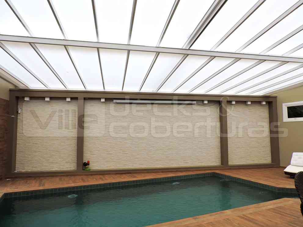 Cobertura Para Piscina Banho Térmico (Hidroterapia) em Lages / SC